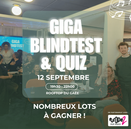 Giga blind test & quiz du Gaée à La Rochelle le 12 septembre : défiez vos amis et remportez des giga lots !