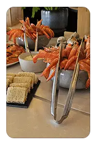 Buffet fruits de mer du brunch du restaurant Gaée