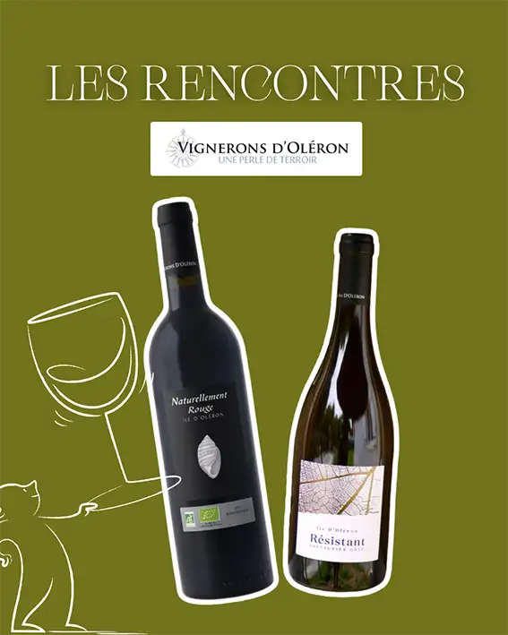 vin-rouge-blanc-vignerons-doleron Vins bio et résistants des Vignerons d'Oléron