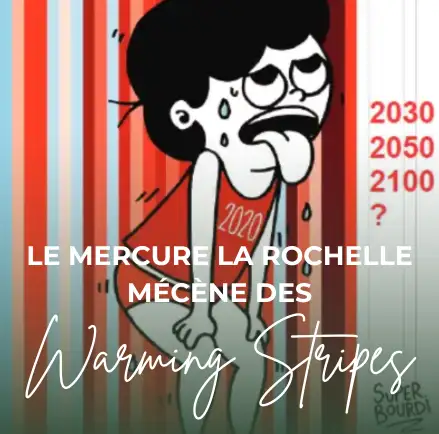 Première Warming Stripes en France à la Rochelle : L’hôtel Mercure La Rochelle s’engage
