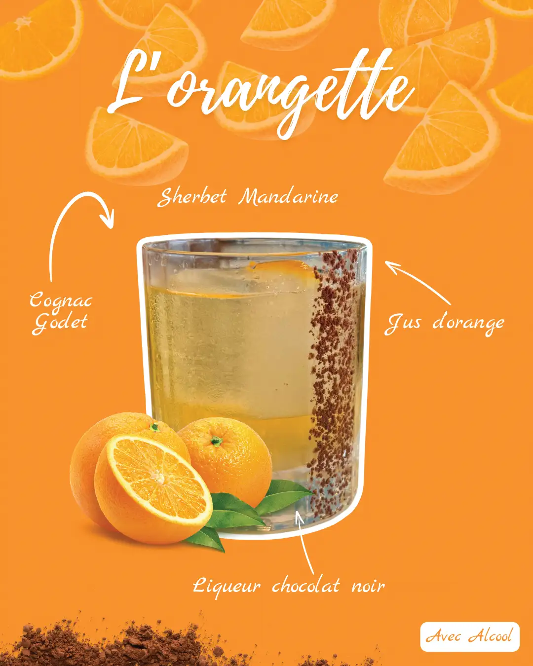 Cocktail l'Orangette Bar du Gaée