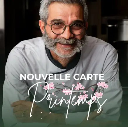 Nouvelle carte printemps au restaurant