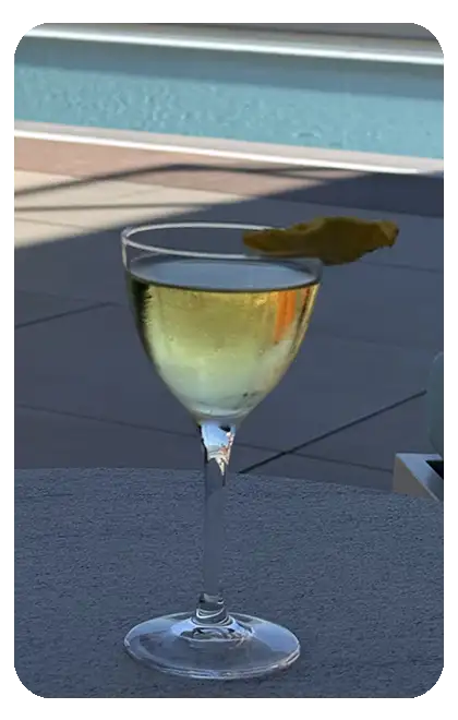 Cocktail pina clara