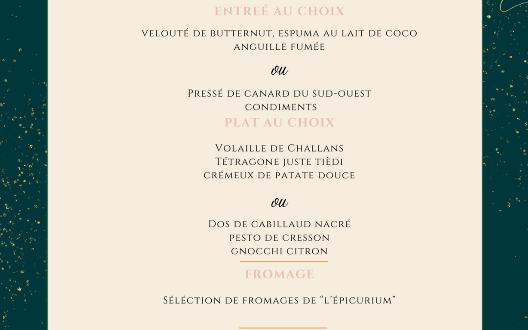 Menu de Noël